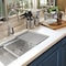 Nantucket Sinks 32In. Large Prep Station Single Bowl Undermount Stainless Steel Kitchen Sink with Accessories ZR-PS-3220-16 - alternate 2